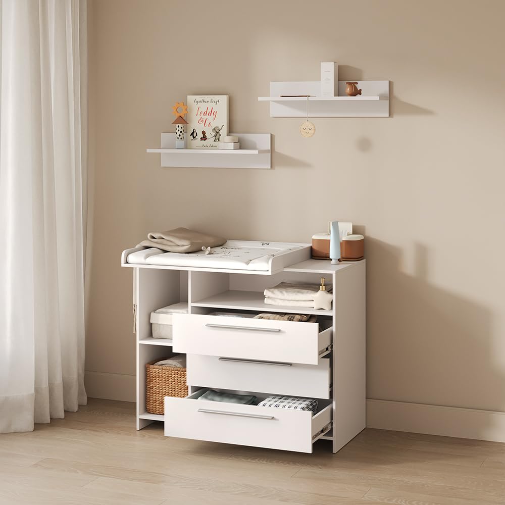 Livinity Fasciatoio Nera, Bianco, | con fasciatoio