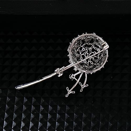 Image of Leaf Leaves Brooch Pin Rhinestone Austrian Crystal Pearl Brooches 18k Gold Plated Lapel Pin Dress Accessories Birthday Graduation Jewelry Gift for Women Men