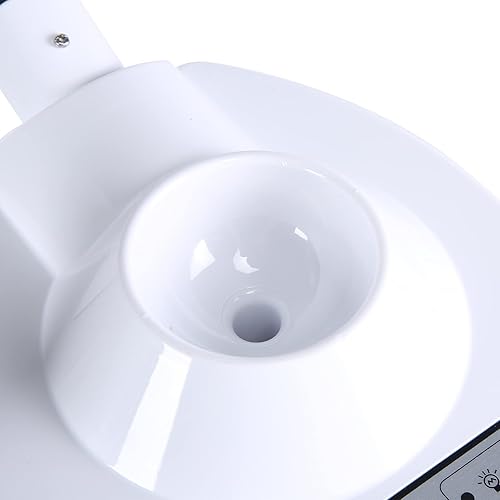 Miniatura 7 de Steamer 2 en 1 Pro on and Wheels Ionic Ozone Steamer con LED 5X Magnifying Lámpara de pie Máquina Función de niebla caliente Soporte para personal