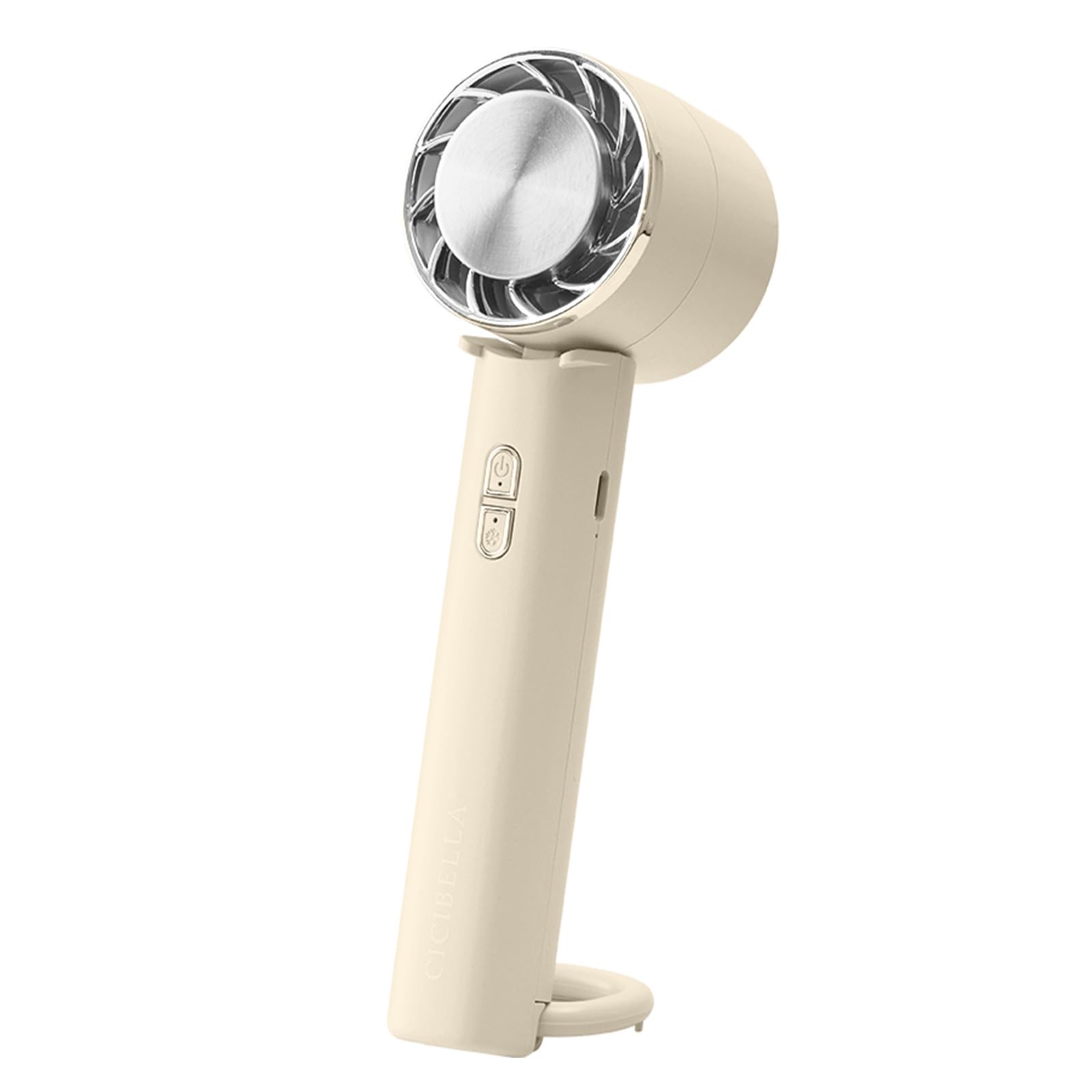 ハンディファン 手のひらサイズ ホワイト ピンク 涼しい快適