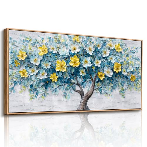 imjiayu Tree of Life Wall Art, Large Framed Wall Art,