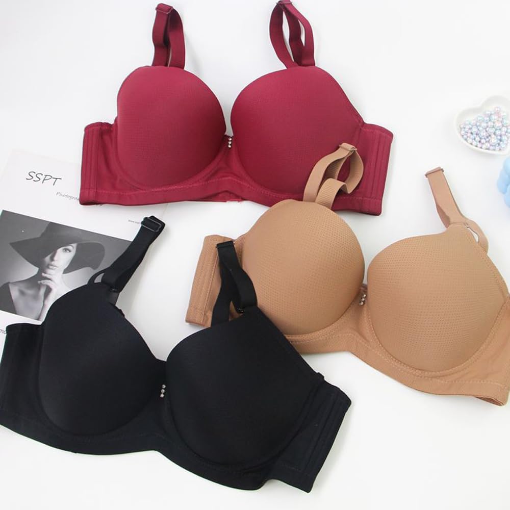Women's Plus Size Comfortable Smoothing Bras for Daily Wear - Image 4