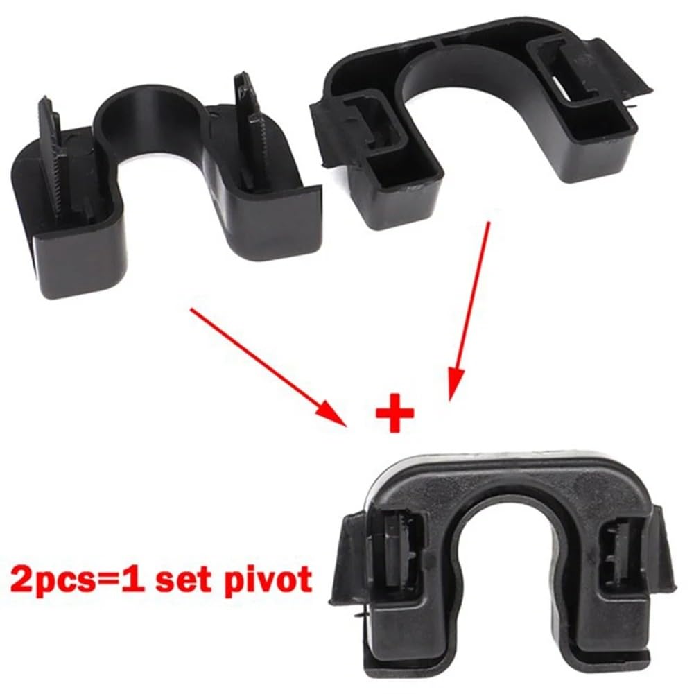 Tronco Privacy Cappelliera Per Ford Per Fiesta MK7 Per C-Max MK1 E 2 2008-2017 Cerniera Perno Ripiano Posteriore 015532109E Copertura Bagagliaio Posteriore(4 sets)