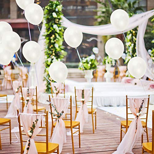 Elecrainbow 5 Inch 100 Pieces Quality Latex Mini Small White Balloons,White Party Supplies For Birthday Wedding Baby Shower Graduation Anniversary Memorial Day #TOP3