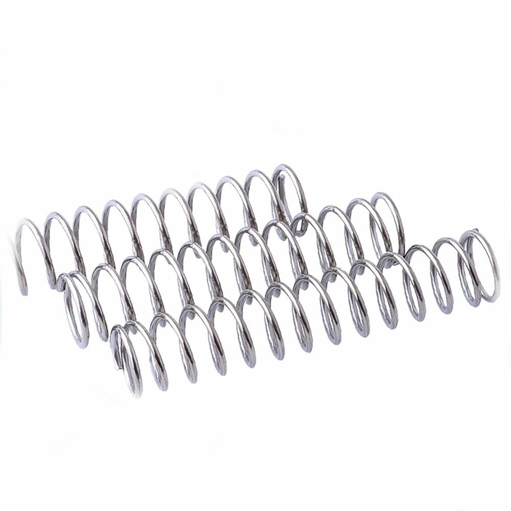 Lot de 10 ressorts de compression galvanisés – Diamètre du fil 0,9–1,4 mm, longueur 10–100 mm, diamètre extérieur 5–20 mm (10 pièces 0,9 x 9 x 20 mm) – Durable, polyvalent, idéal pour les projets de