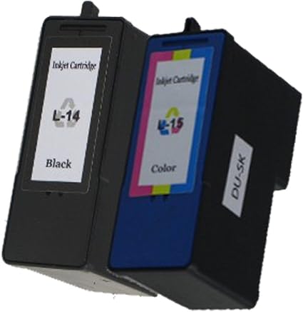 2 Cartuchos de impresora de tinta para Lexmark X2600 Z2300 X2620 sustituir  14 x la y 15 x la 18 C2080E 18 C2100E : Amazon.es: Informática