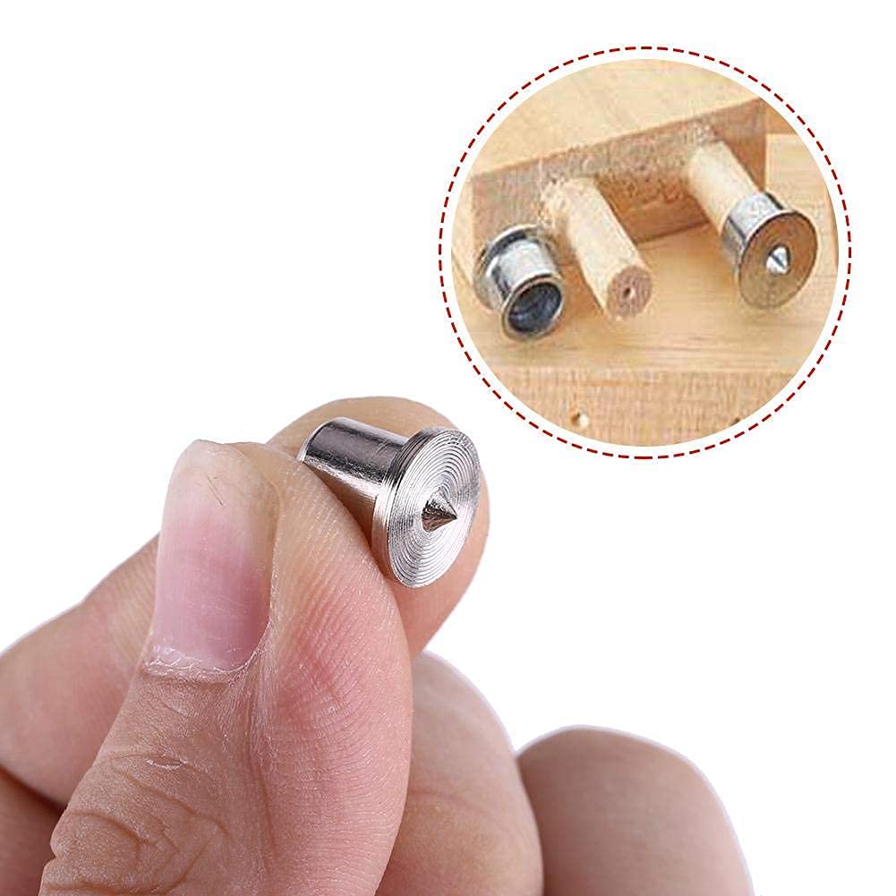 Set Da 10 Punte A Spirale Per Centraggio Legno – Acciaio Al Carbonio 45#, Gambo Cilindrico Per Trapani E Avvitatore