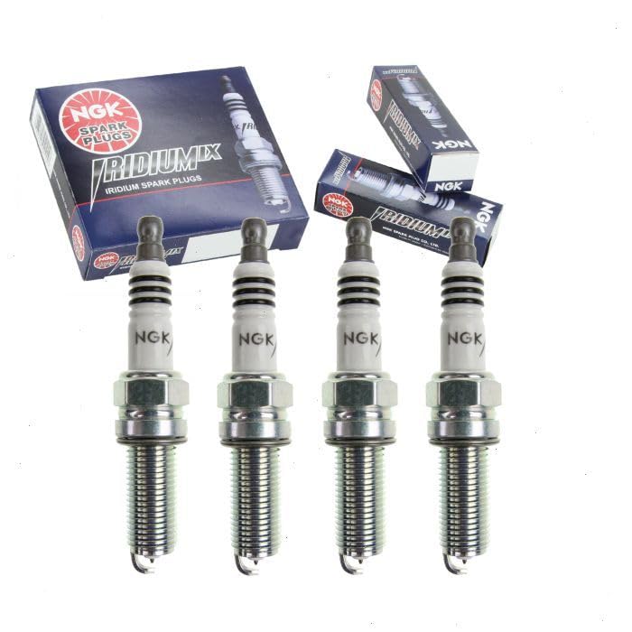 4 pc NGK Iridium IX Spark Plugs compatible with Kia Optima 2.4L L4 2016-20