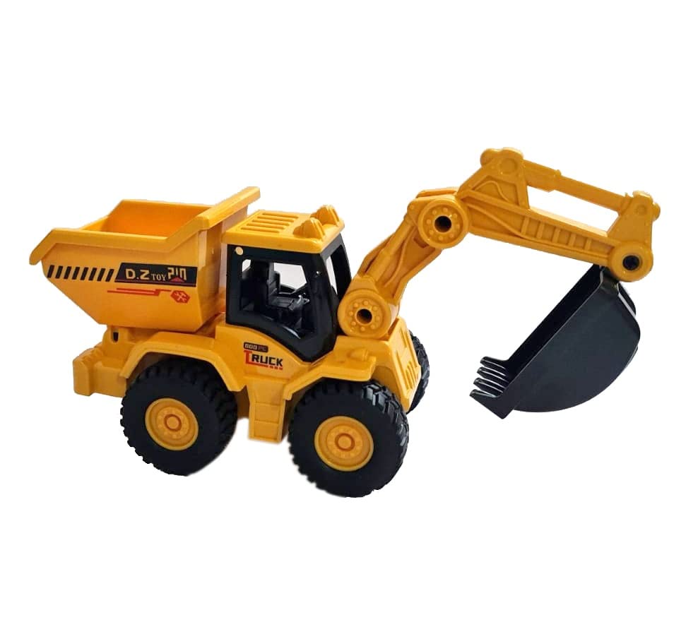 HALO NATION® 2 IN1 Dumper with Excavator Construction Vehicles Unbreakable Truck Dump Truck Toy Vehicle for Kids