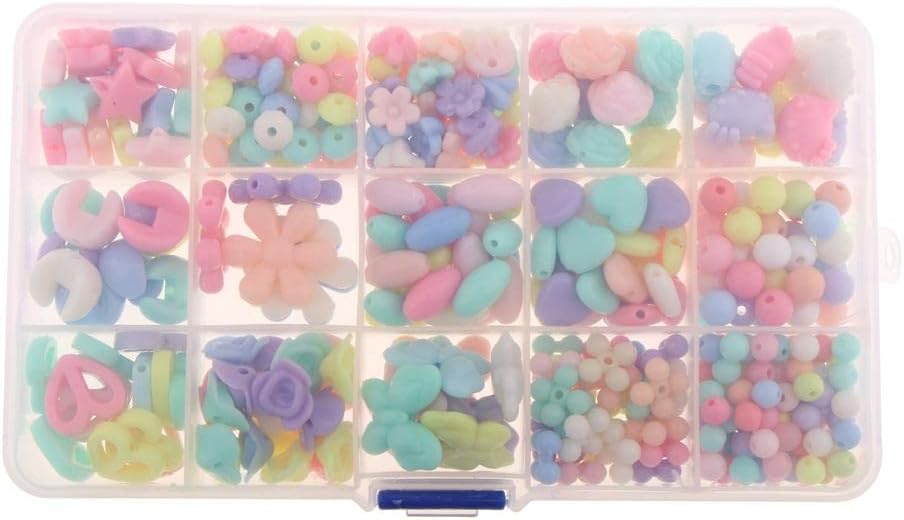 CALANDIS™ Lot Mixed Kids Girl Child DIY Beads Kit Set for Jewelry Making Accessories | Jewelry Making Kits | Beading & Jewelry Kits | Beads & Jewelry Making