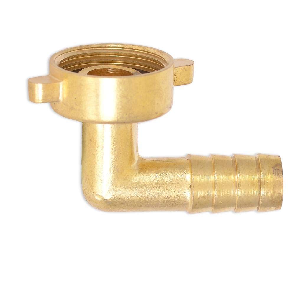 Hydrosure Gold 90 Degree Brass Tap Connector – 3/4" X 13Mm Durable 3 Layer Anti-Kink Made In The Uk
