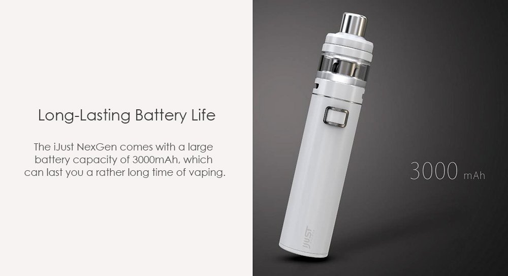 Eleaf iJust NexGen Starter Kit 3000 mAh (Noir) Sans Tabac Ni Nicotine E- Cigarette : Amazon.fr: High-Tech Eleaf iJust NexGen Starter Kit 3000 mAh (Noir) Sans Tabac Ni Nicotine E- Cigarette : Amazon.fr: High-Tech