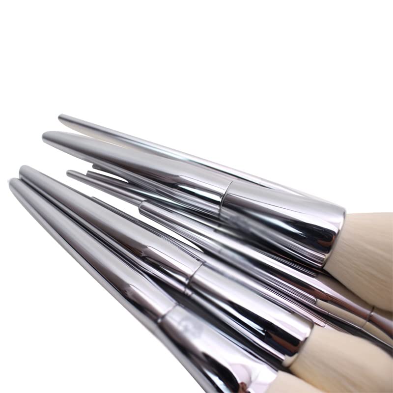 10pcs-Wool-Fiber-Hair-Brush-Set-Copper-Rod-Brush-Make-Up-Brush-Tools-Kit