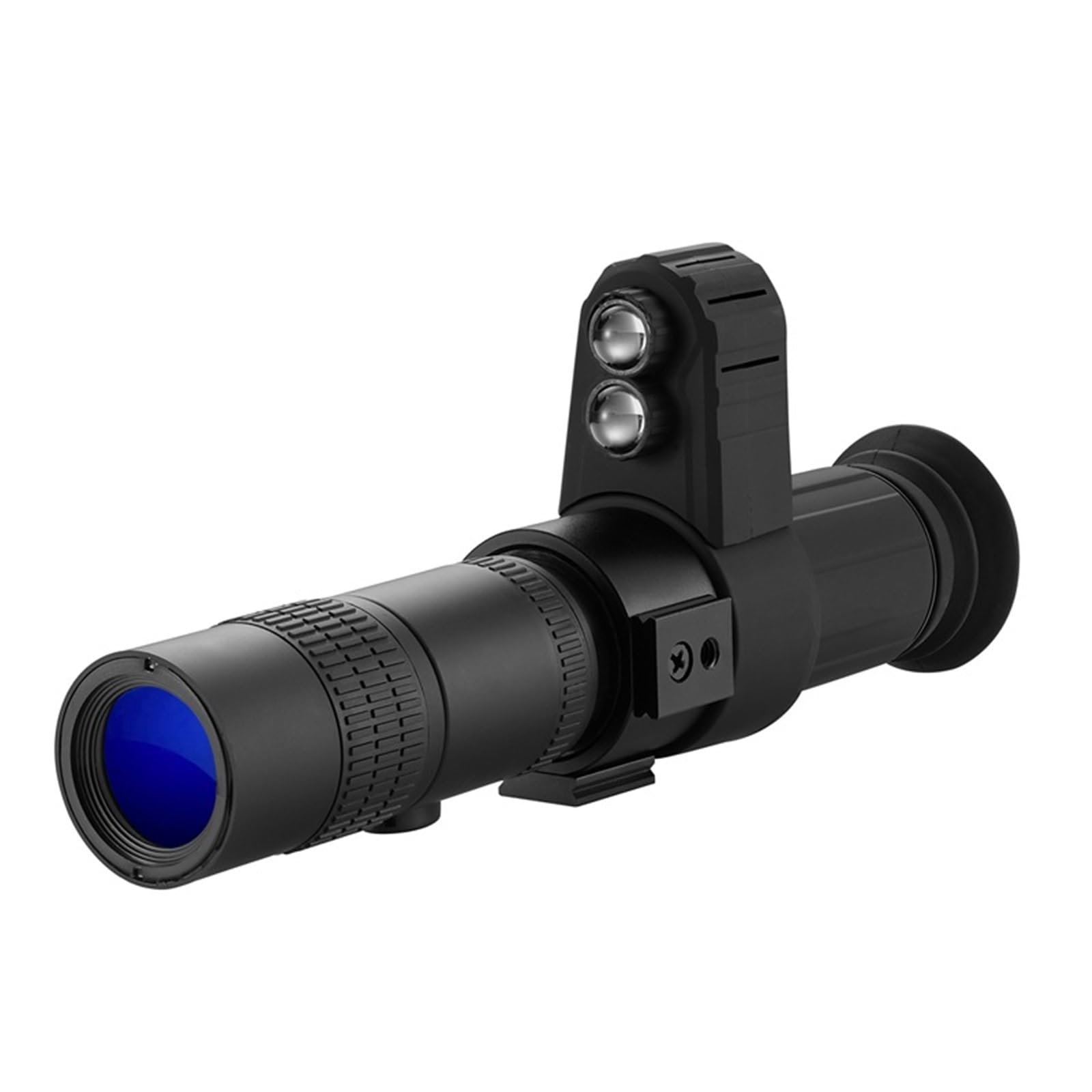 Visión Nocturna Digital Dispositivo de visión Nocturna infrarroja con Puntero Cruzado de 850nm + mira láser táctica de búsqueda HD, Monocular, telescopio de IR