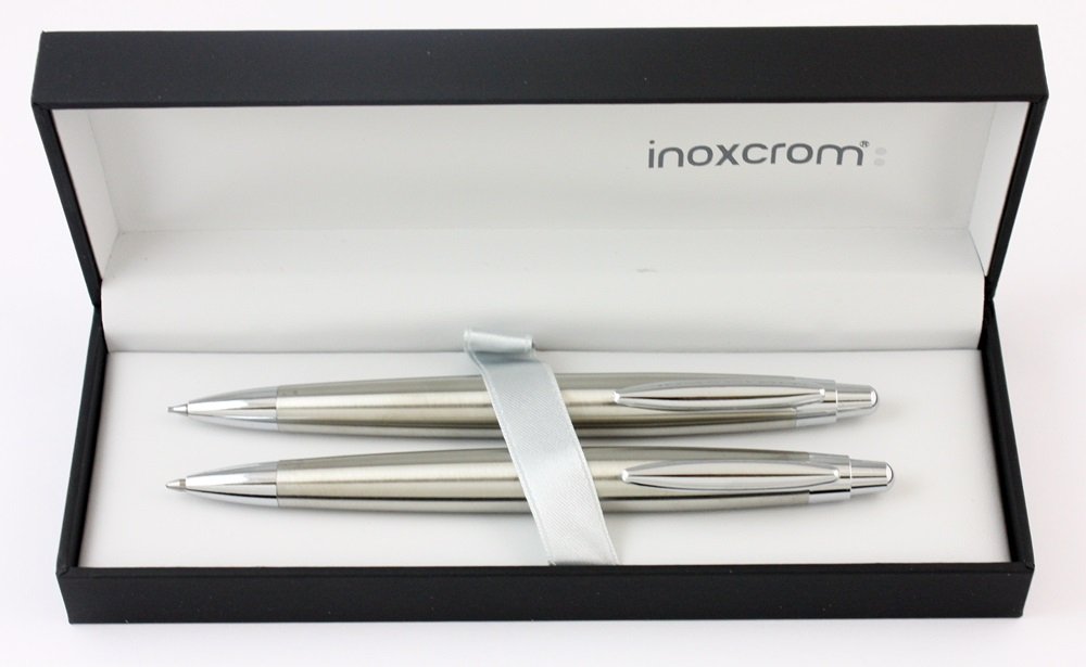 inoxcrom: Zeppelin Serisi M Steel Set Tükenmez Kalem + Versatil Kalem