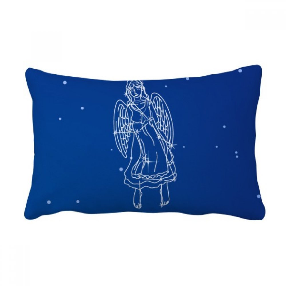 Coussin lombaire Vierge constellation contre le mal de dos sur canapé