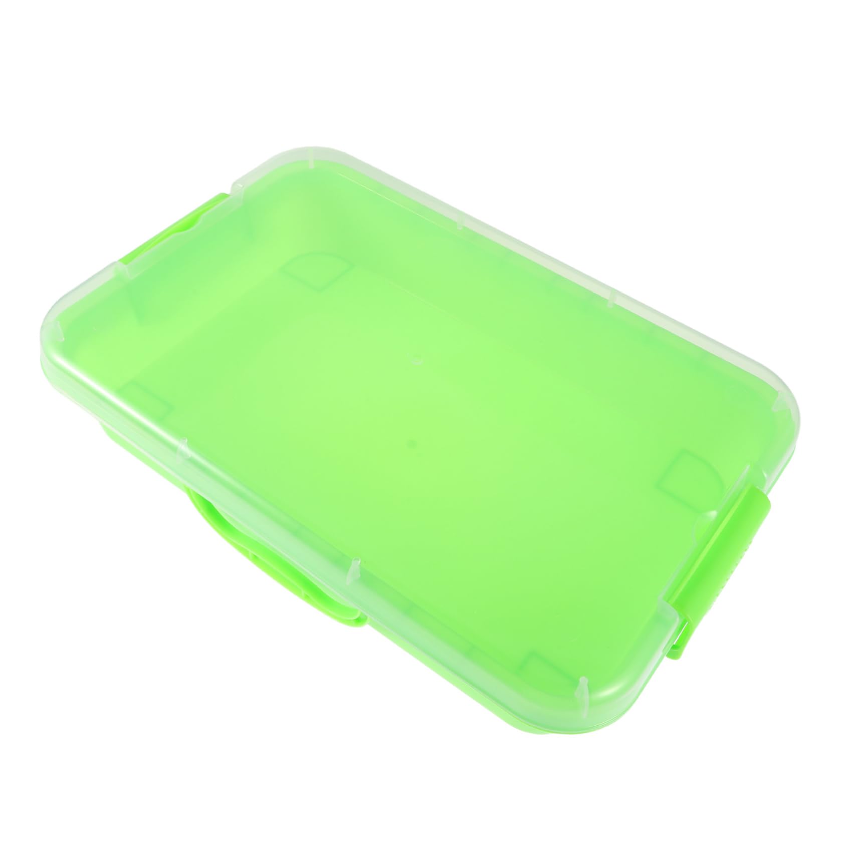 SUPVOX Stackable Sensory Bin Storage Tray for Portable Plastic Container for Arts Crafts and Sand Play Light Green for Organized Playtime and Parent Bonding