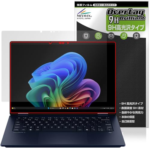 ~rbNX HP OmniBook X Flip 14-fm0000 / 14-fk0000 V[Y Ή ی tB dx 9H  PET KX̍dx {