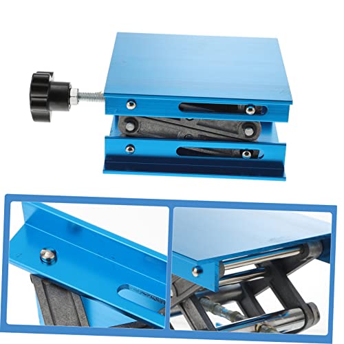 Mobestech 3 Peças De Elevadores De Mão Mini Jack De Alumínio Suporte De Mesa De Elevação Plataforma