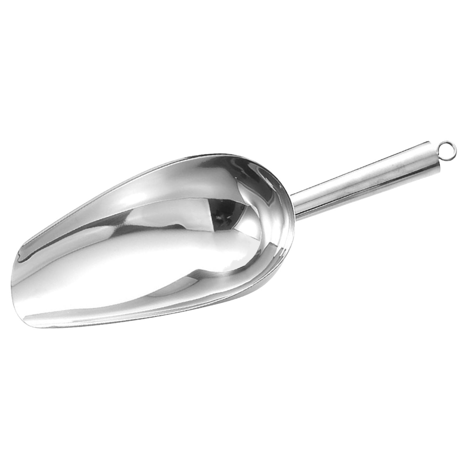 FACAILUO Sturdy Nonrust Steel Ice Scoops for Freezers and Ice Bucket with Ergonomic Handle Kitchen Tool Freezers Ice Scoops