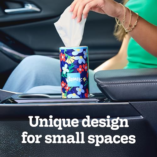 Image of Kleenex Perfect Fit Facial Tissues, 4 Canisters, 50 Tissues per Can