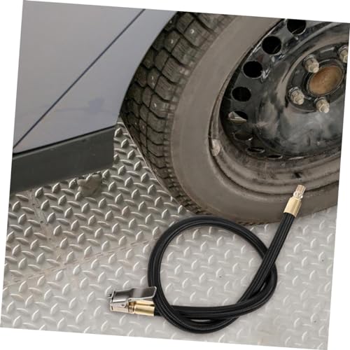 Car Charger Car Tire Inflator Hose Inflator Pump Tube Inflator Tube with Chuck Inflatable Pump Extension Tube Inflator Extension Hose Car Inflator Extension Tube Air Inflator Hose4