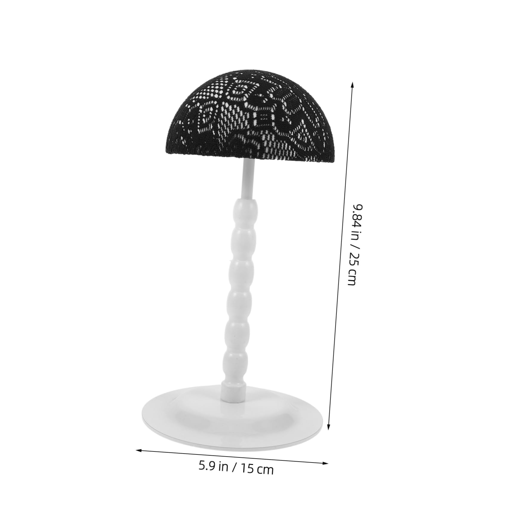 SAFIGLE Wig Holder Heads Iron Storage Shelf for Wigs Caps Display Stand for Styling