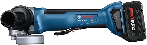 Miniatura 4 de BOSCH GWS18V-10PB14 18V Kit de amoladora angular sin escobillas de 4-12  5 pulgadas con interruptor de paleta y (1) batería CORE18V de alta potencia