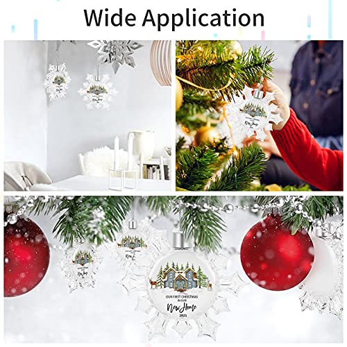 Igoga Sports F36-SDGJ_9X10.5CM-41 Our First Christmas In Our New Home 2021 Ornament Decoration thumb #2