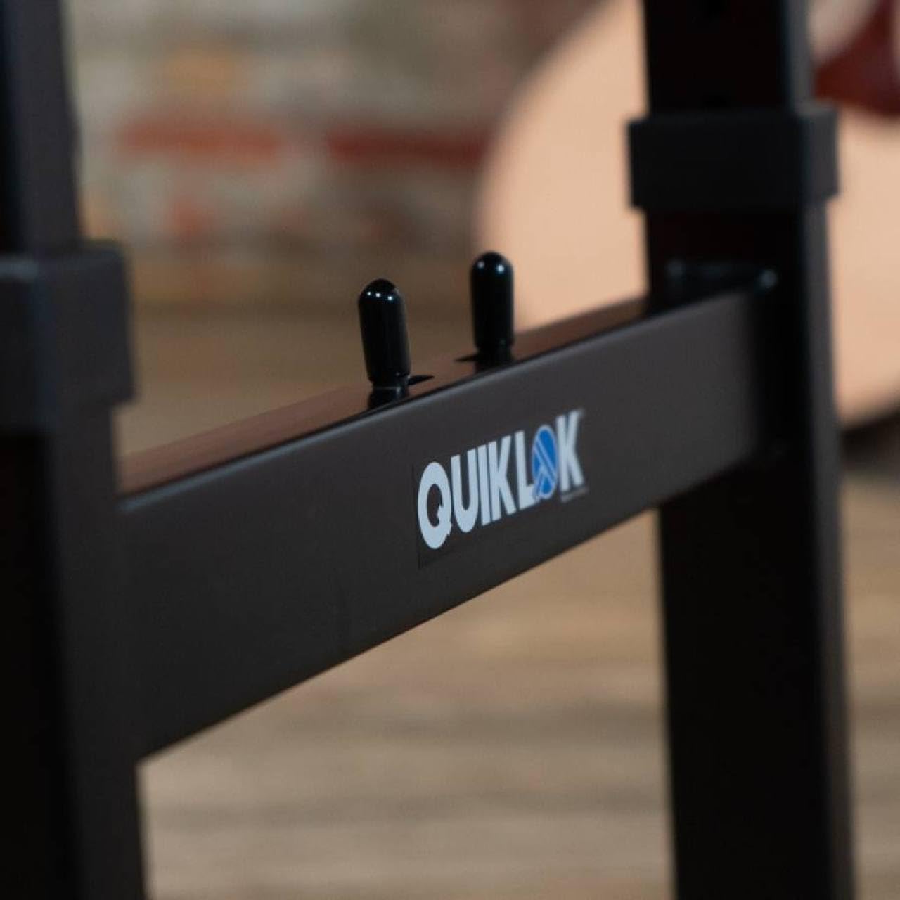 Quiklok Regulowane siedzisko dla muzyka czarne