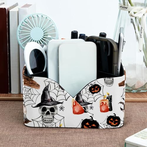 Organiseur de bureau 4 compartiments au design épuré avec pot à crayons robuste - 7