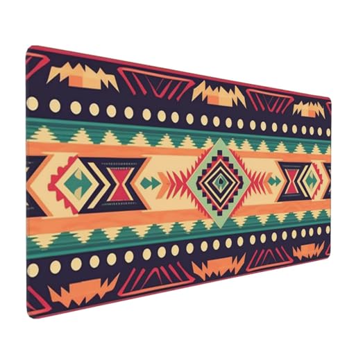 Grand tapis de souris de jeu motif sud-ouest pour clavier et PC