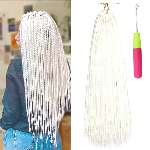 Box Braids Crochet Hair 24 Inch Prelooped Crochet...