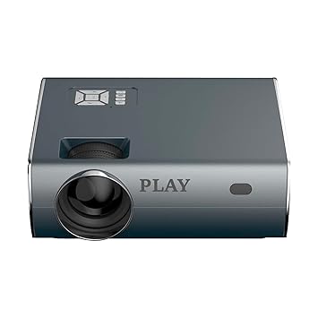 Play Native Full HD 1920x1080P 4K Play 2024-P2 Latest Launched Projector with Android 9.0 & Inbuilt Speaker, LED Lamp, 5500 Lumens, 4.45