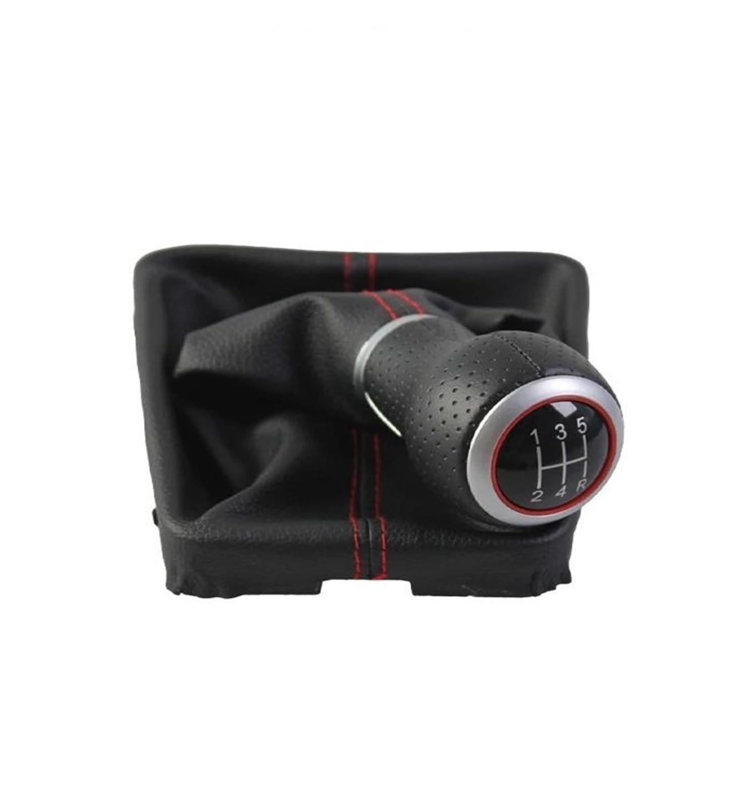 Zncojl Red Car Gear Stick Knob For Audi A4 S4 B8 8K 2007-2015 5/6 Speed Car Gear Knob Lever Head Rod No Modification Requi