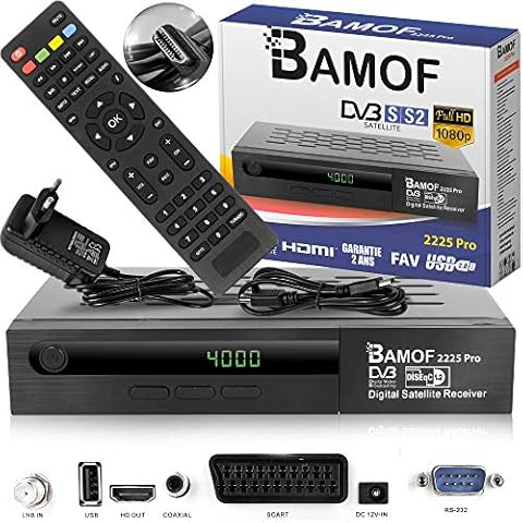 Receptor de satélite hd-line Bamof 2225 Pro Digital Cover