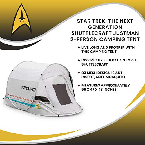 Ukonic Carpa para Camping Star Trek: The Next Generation Shuttlecraft para 2 Personas miniatura 6