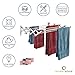Smartsome Space Saver Fold Away Racks: Stainless Steel Wall Mounted Laundry Drying Rack, Easy To Install - 8 34