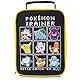 Pokemon Lunchbox Kinder - Isolierte Lunchbag Kids - Kühltasche Klein Schule(Schwarz)