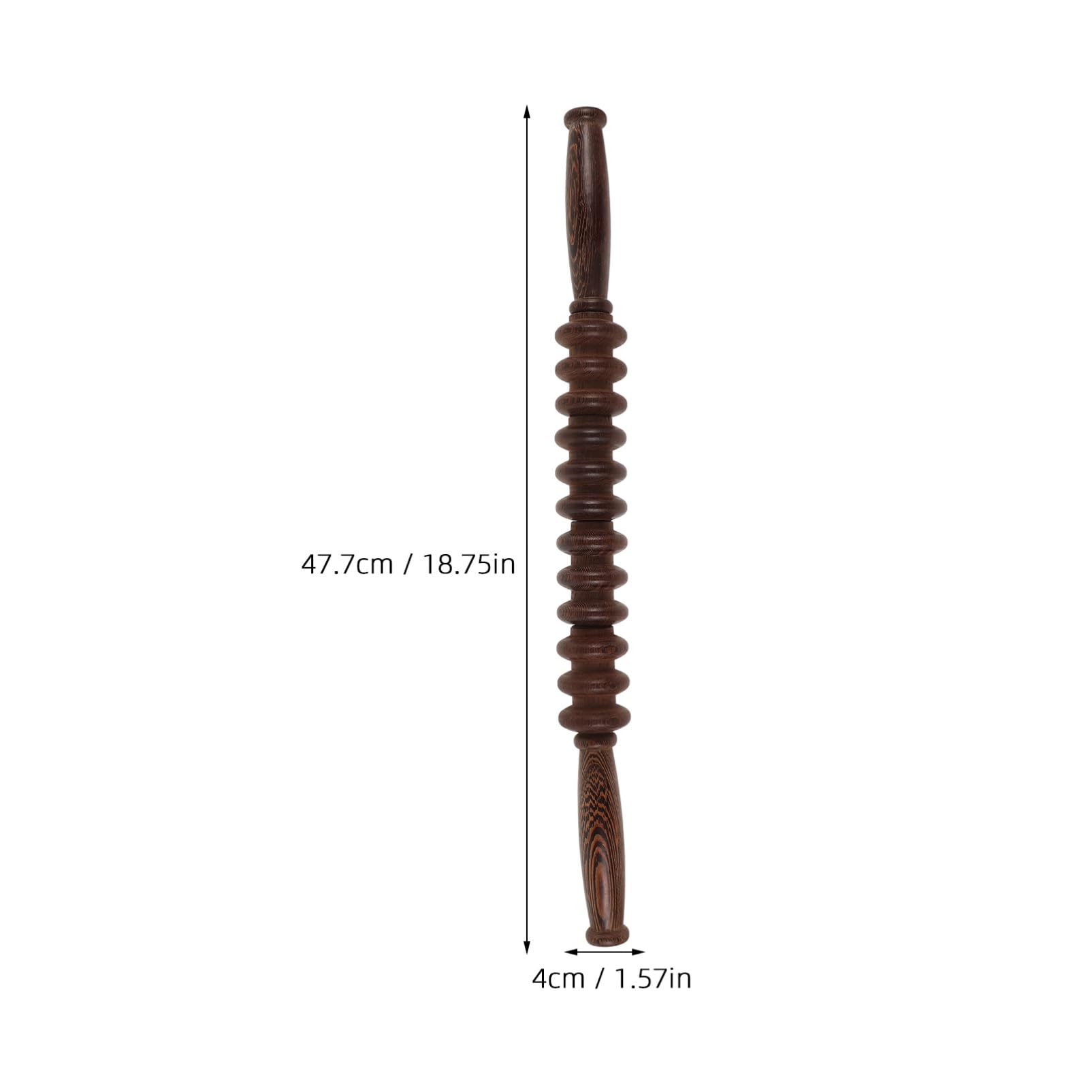 FOMIYES Relax Stiff Muscles 19in Wooden Massage Stick Chicken Wing Design Enhance Mobility