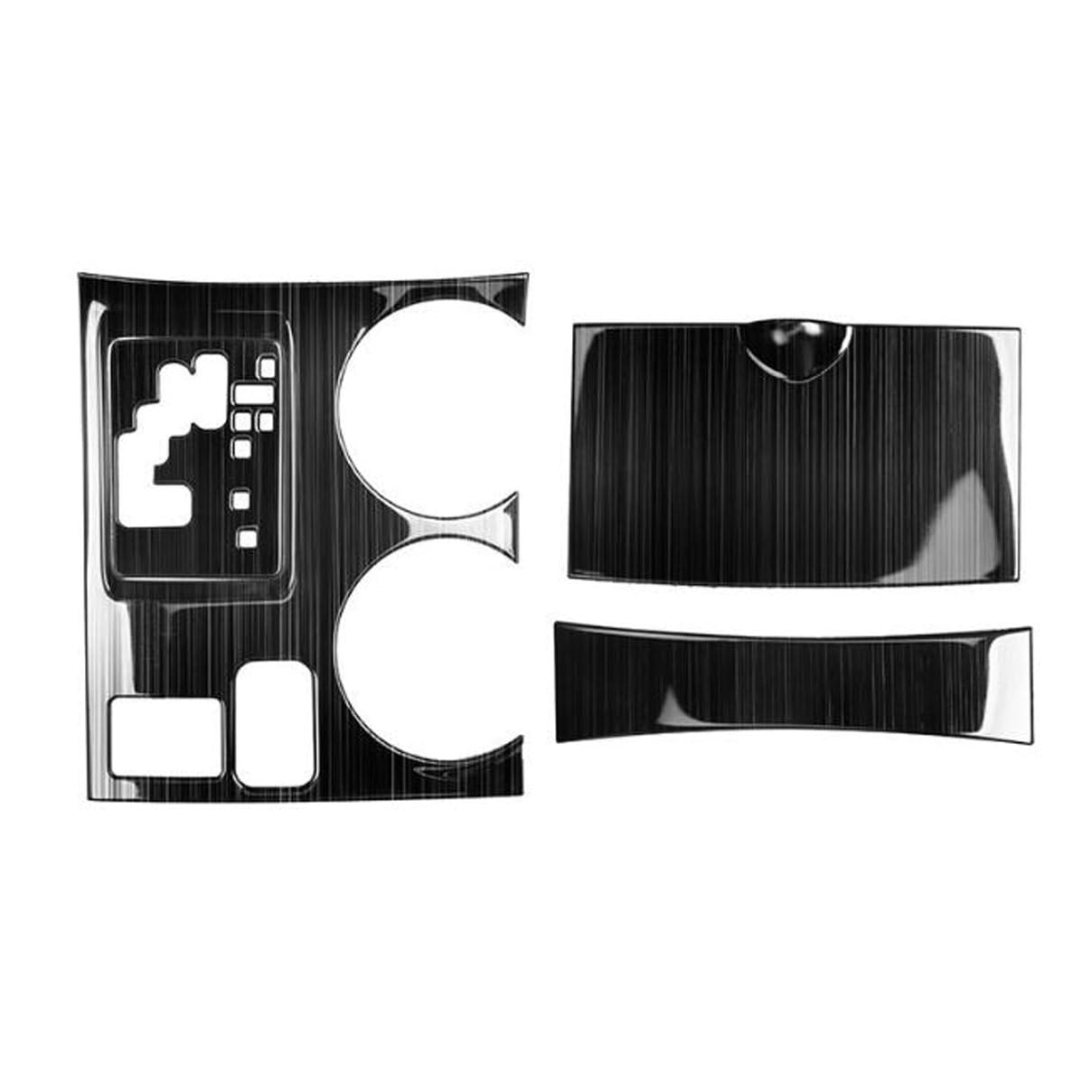10-Piece Black Wood Console Gear Shift Panel Trim For Toyota Highlander 2008-2013