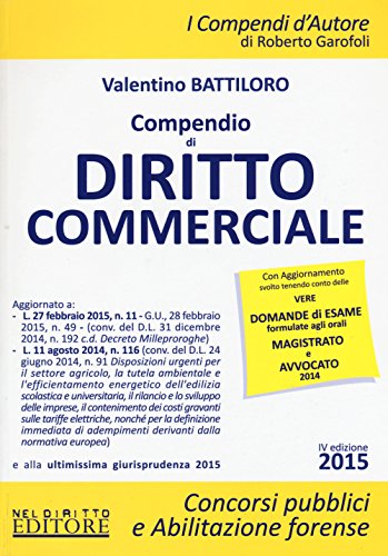 Compendio di diritto commerciale Compendio di diritto commerciale