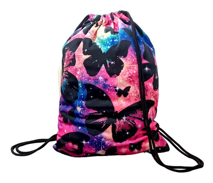 18 Litres Attractive Long-Lasting Printed Drawstring Polyester Multi Utility Bag For Sports, Gym, Yoga, College, Casual Backpack Lightweight And Washable-image-48