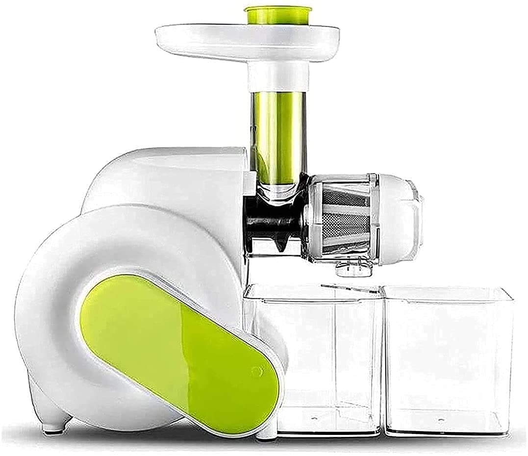 MIIKHI Juicer Machine,Slow Masticating Juicer Extractor 95% Juice Yield Pure Juice Easy to Clean Quiet Motor Cold Press Juicer