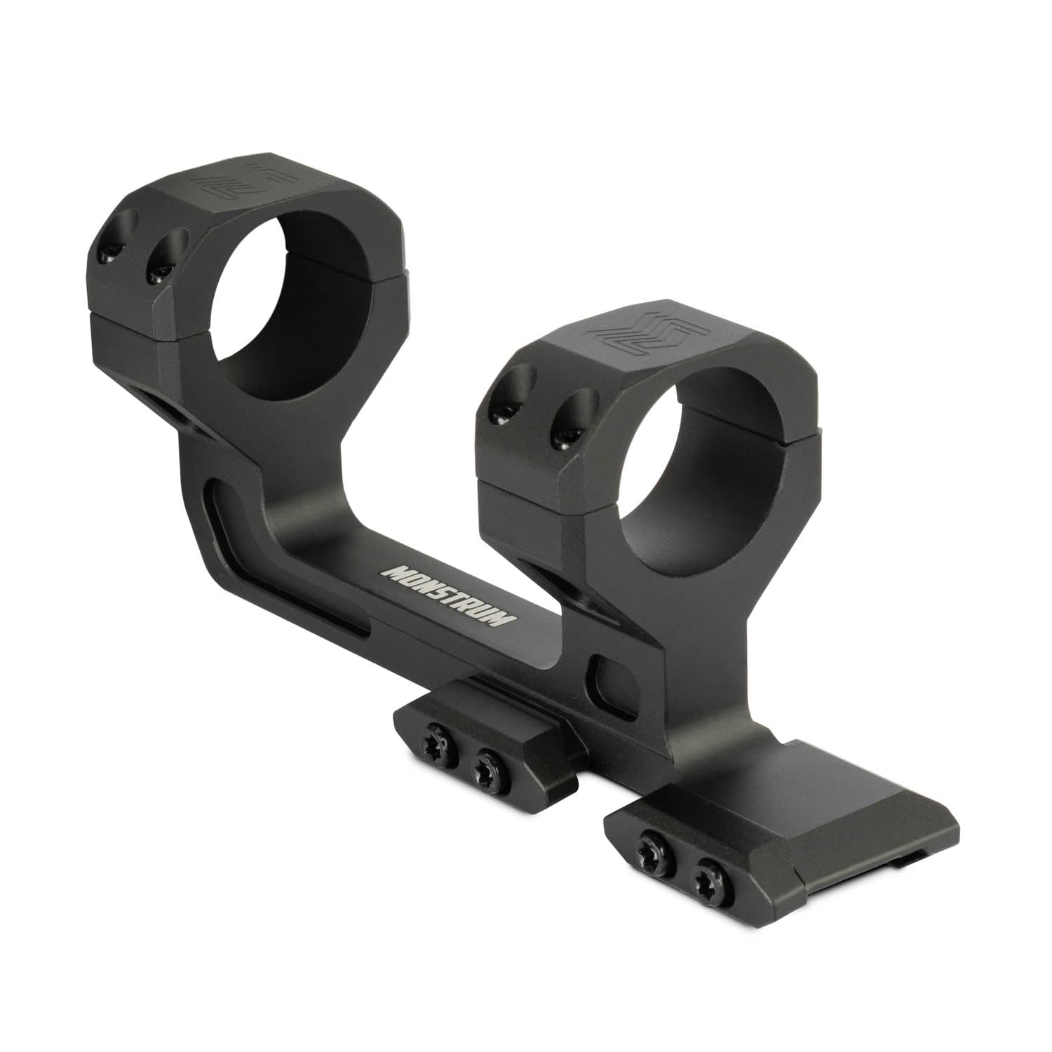 Monstrum Slim Profile Series V2 Ultralight Dual Ring Scope Mount | 1 inch Diameter