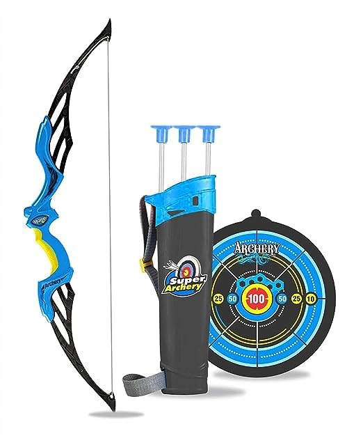 LIPSA TOYS Amazing Archery Set for Kids Bow and Arrow Toys for Boys | Outdoor Bow Arrow Dhanush Baan Target Game for Kids - Multicolor (Blue) (B0CM3CBV12) Amazon Price History, Amazon Price Tracker