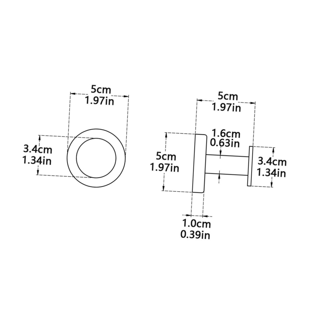 VILLFUL 304 Storage Hook Kitchen Hooks Black 304 Stainless Steel Hanger Hooks