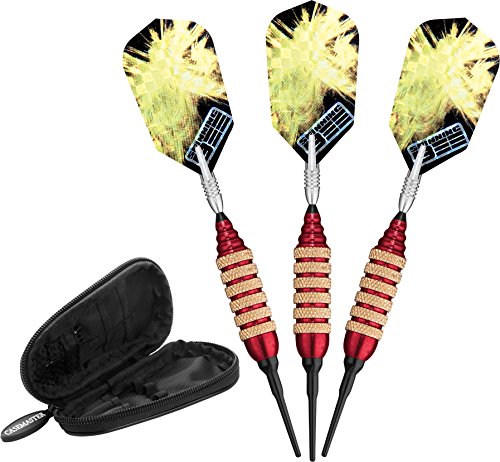 Viper Spinning Bee Soft Tip Darts with Casemaster Storage/Travel Case, 16 Grams