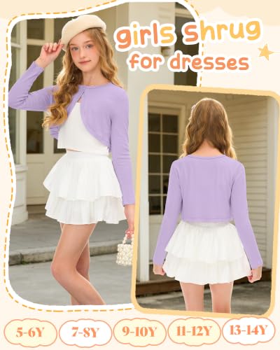 Image of Girls Uniform Long Sleeve Knitted Cardigan