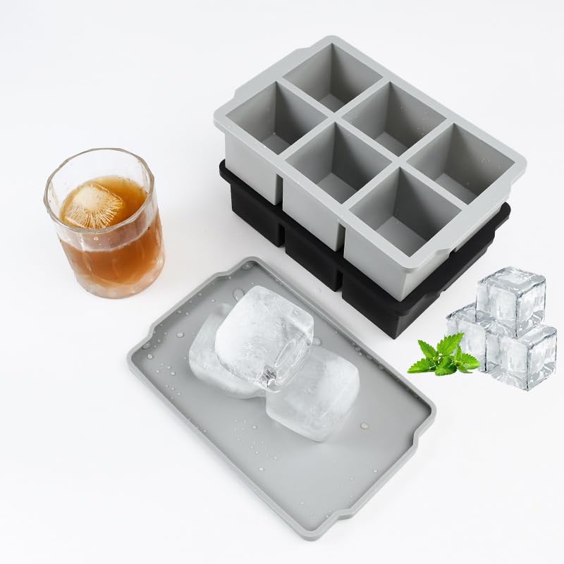 Bandeja para cubos de hielo de silicona pack 2